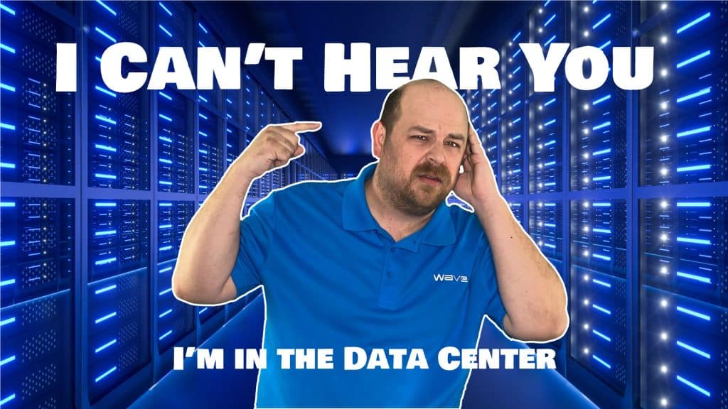 How to communicate inside insanely loud data centers.